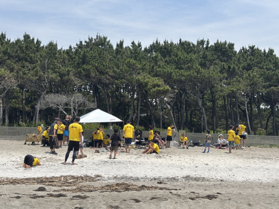 稲毛の浜に遊びに行きました！